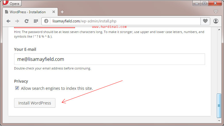 UPDATE: Saya lupa mengenai email di file Notepad, silahkan masukan alamat email (sembarang juga ngga apa-apa)