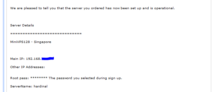 email bag. pertama
