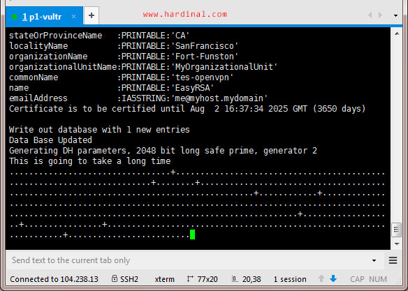 instalasi openvpn di vps