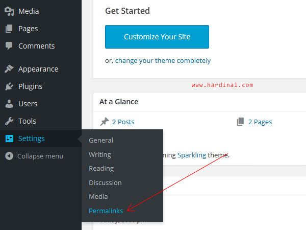 103 tambah halaman wordpress 2