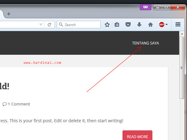 109 tambah menu wordpress
