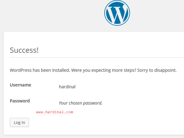 12 instalasi wordpress di localhost