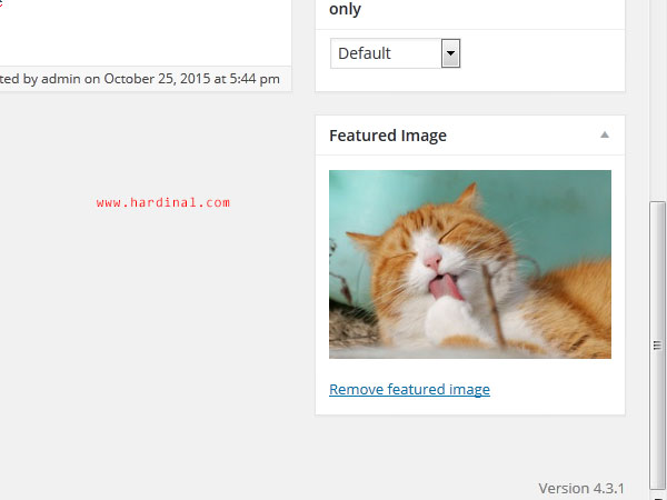 122 set featured image wordpress