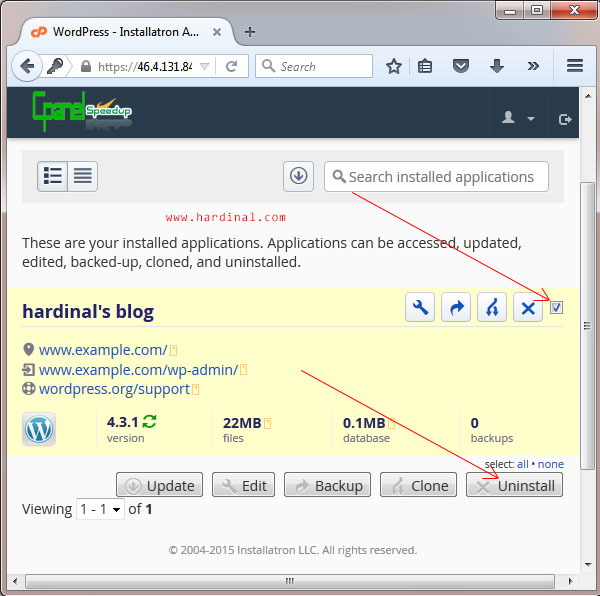 35 setting wordpress di cpanel