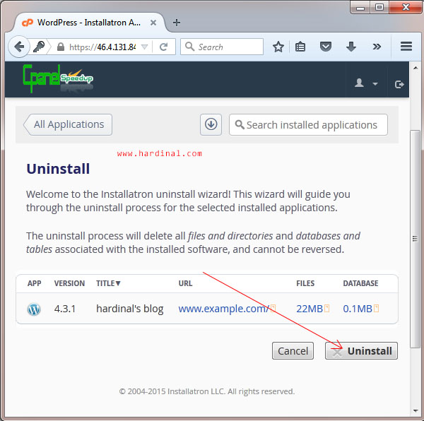 36 setting wordpress di cpanel