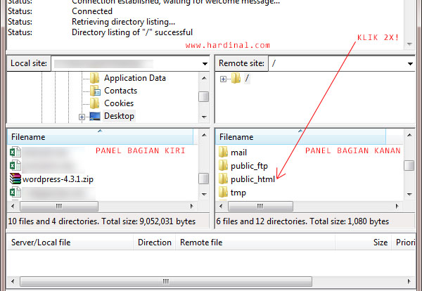 46 setting filezilla