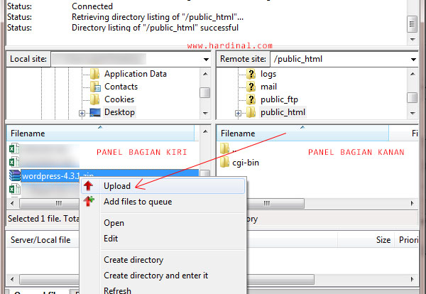 47 setting filezilla