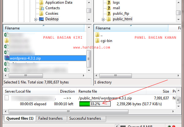 48 setting filezilla