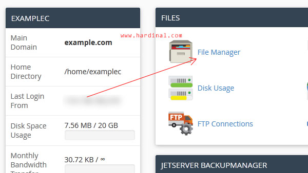file manager cpanel