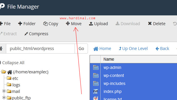59 install wordpress secara manual cpanel