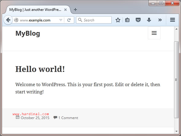 80 berhasil install wordpress secara manual cpanel