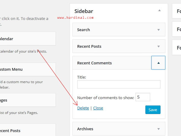 92 ganti widget wordpress