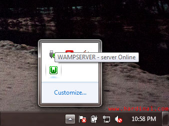 wamp taskbar online